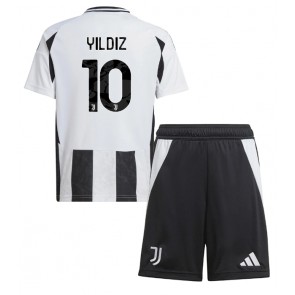 Juventus Kenan Yildiz #10 Domaci Dres za Dječji 2024-25 Kratak Rukavima (+ kratke hlače)